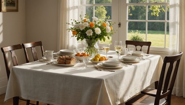 Transformez votre décoration avec des nappes en coton élégantes